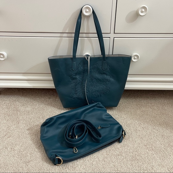 khaadi Handbags - Vegan leather tote with insert n crossbody strap